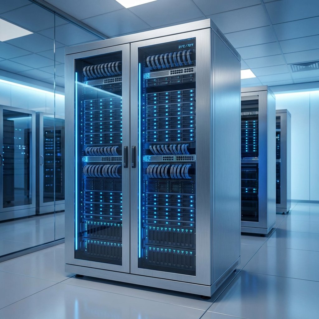 Baie serveur organisée